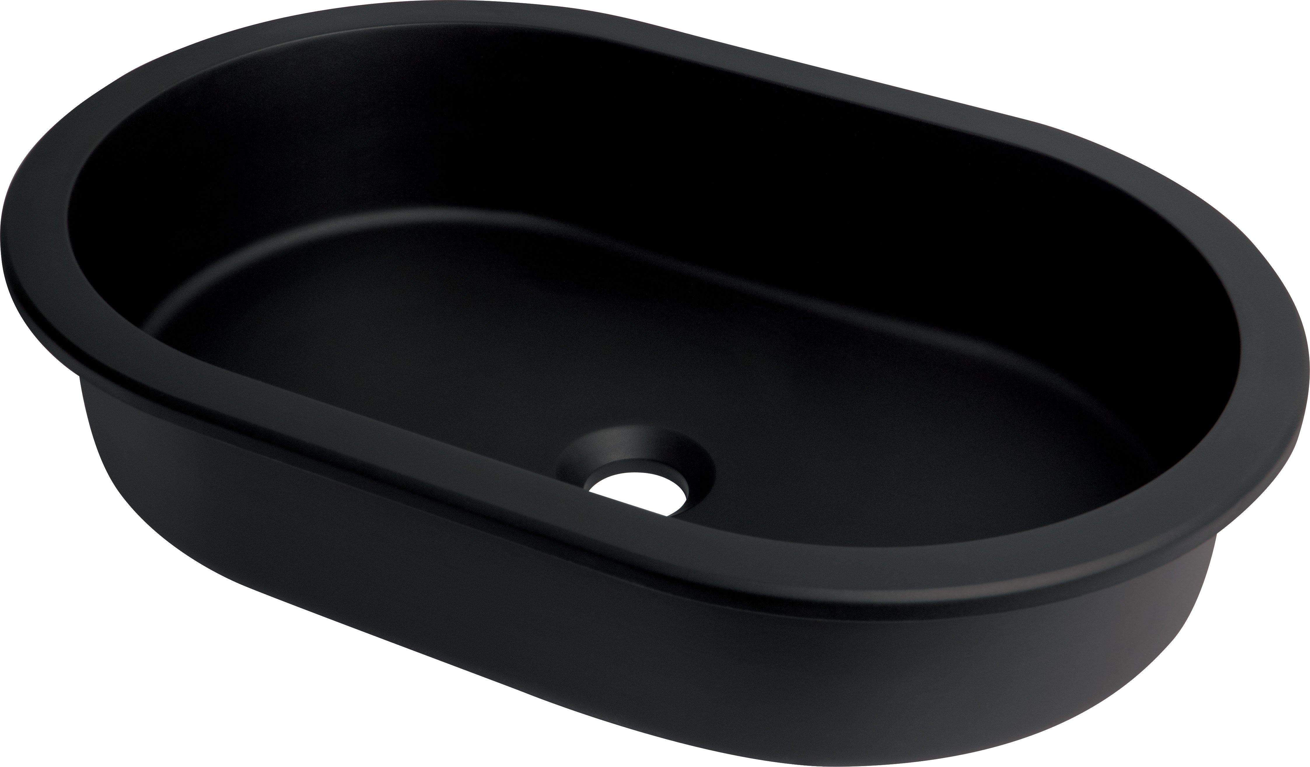 Granite washbasin, undermount/inset